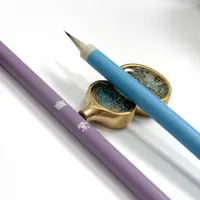 【闲鹤斋·幽紫 清蓝】九紫一羊 出峰1.8 口径0.5 小楷专业级毛笔