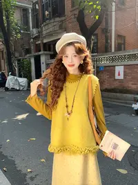 温舒敏【甜蜜负担】港风复古秋冬无袖休闲显瘦马甲MQ5269299