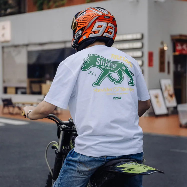 顽童MJFRESH Togo土狗上海城市限定TEE 美式街头宽松百搭休闲短袖