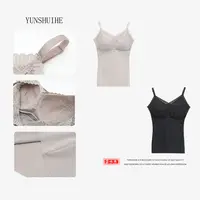 YUNSHUIHE/云水禾新中式波斯纹塑身吊带