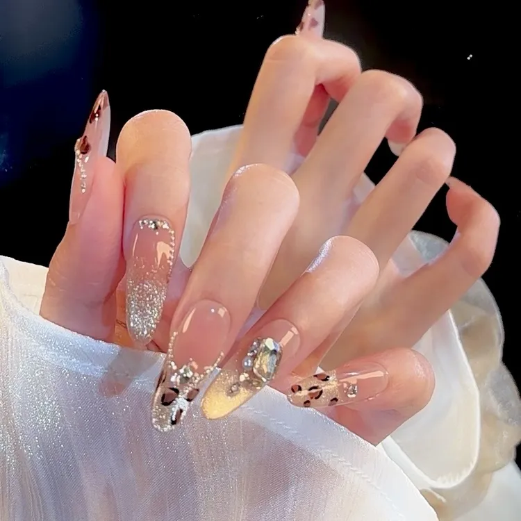 【金钱豹】手工穿戴甲高级感美甲秋冬甲穿戴甲片高质量穿戴甲片