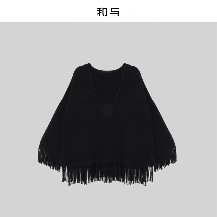 【暗黑骑士】羊绒流苏毛衣H53YHJ10031