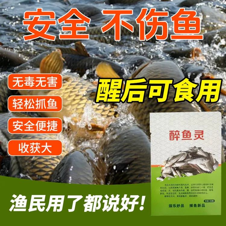 大型湖库水产捕捞专用钓鱼饵料强效醉鱼远距离诱鱼