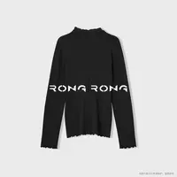 溶溶【自发热打底】RONG 绵羊毛桑蚕丝花边领法式浪漫羊毛衫25-1425