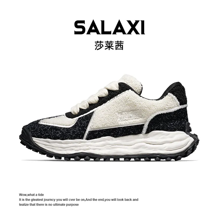 SALAXI/莎莱茜 2025冬季新品冬季时尚潮流休闲鞋男女款运动跑步鞋