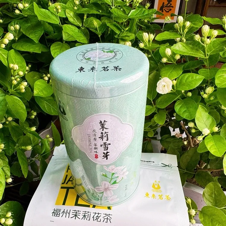 福建“东来”茶业：茉莉花茶罐装100克，源于1858，百年传承，福州茉莉