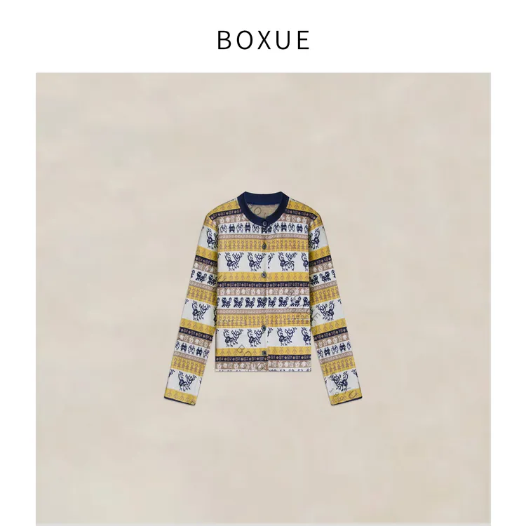 BOXUE “秋诗” 2025秋季高级感琥珀流光风轻奢外套#250811W3595