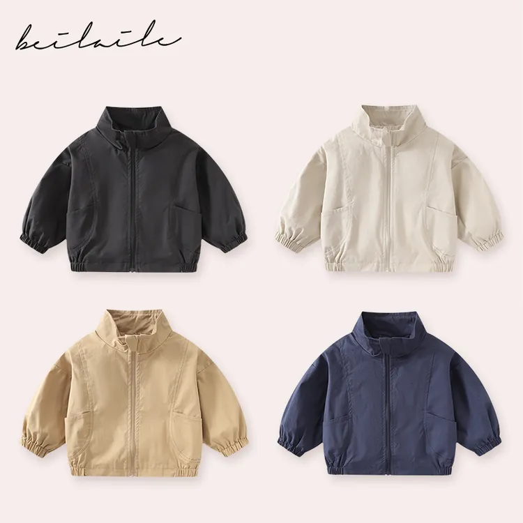 【水洗肌理棉外套 】婴儿衣服男童休闲卫衣秋冬小童上衣套装G25