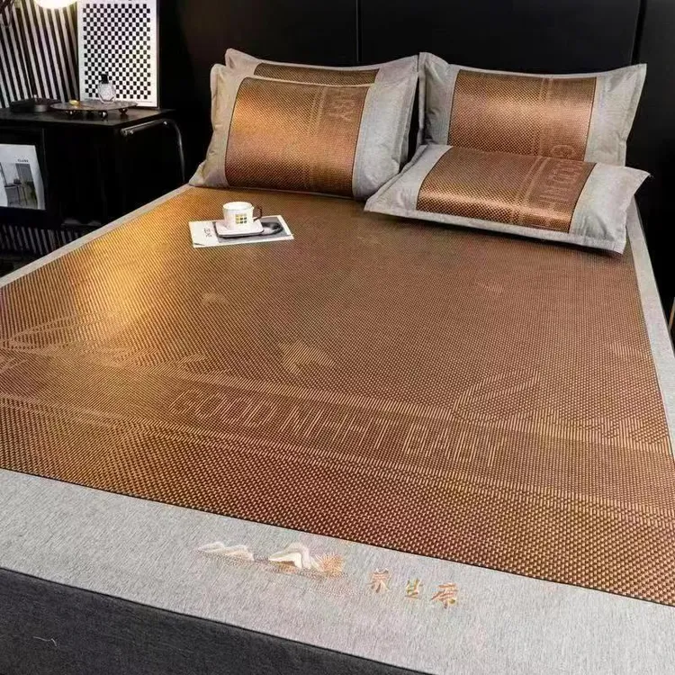 米1.8米合格品藤席养生夏季席子凉席三件套凉席折叠款