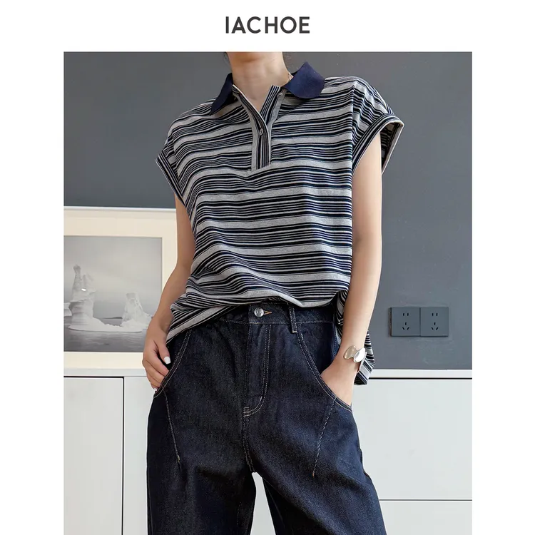 IACHOE条纹POLO衫3631501021