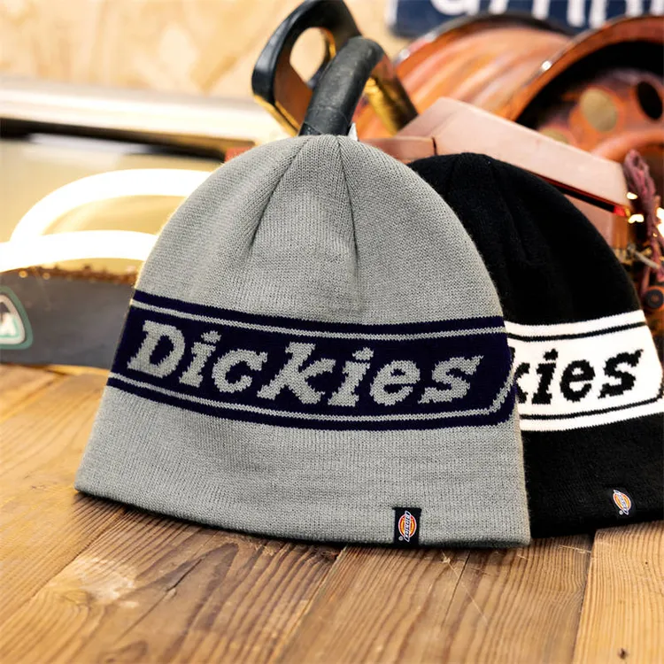 Dickies精致LOGO字母提花针织帽休闲风秋冬针织绒线帽帽子保暖