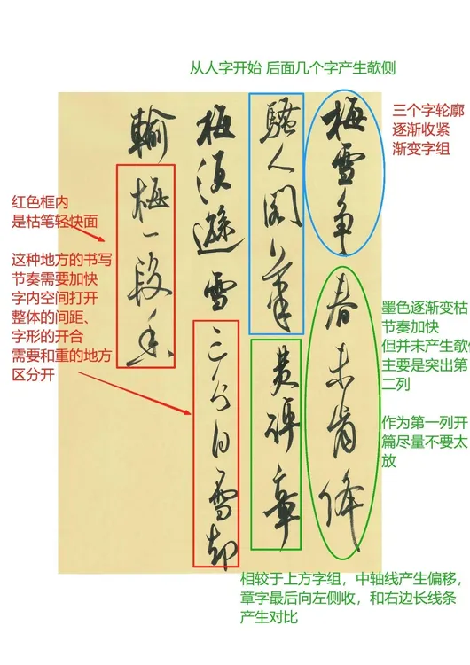 【新链接】米芾创作古诗五十首章法解析版行书字帖经典