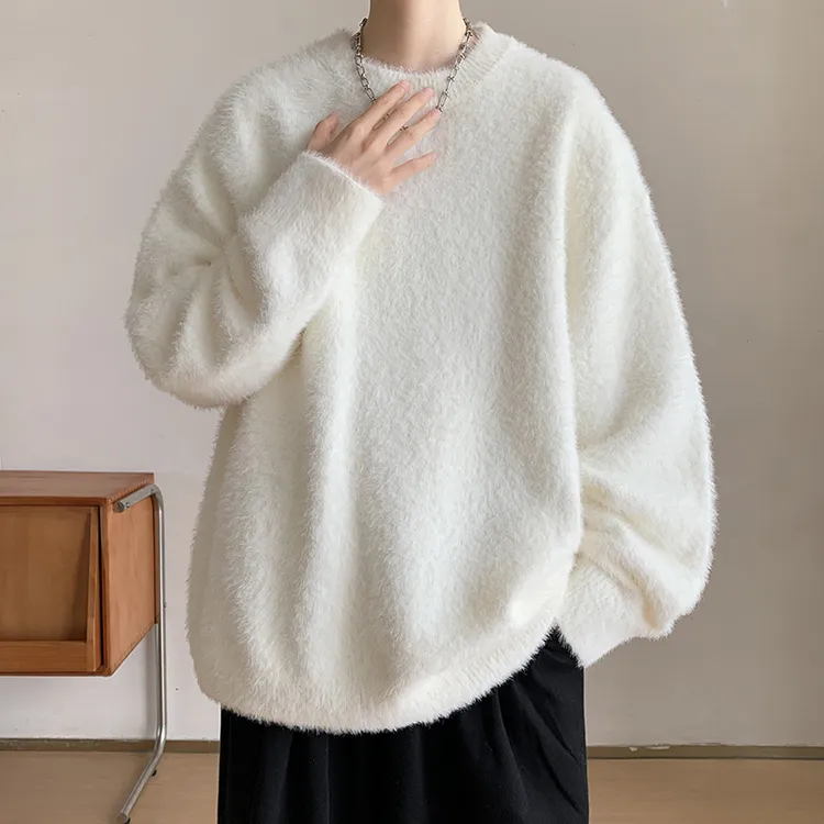 【老宋福利】水貂绒长袖卫衣男女同款2025春秋冬季美式潮牌情侣装外套圆领上衣