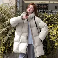 宽松泡芙云朵简约保暖新款加厚保暖时尚面包服服装6015[ZLYG]