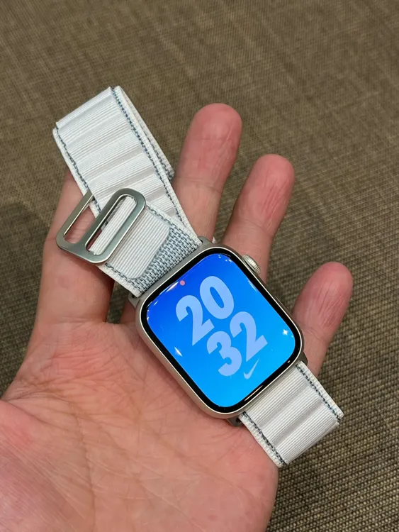 适用苹果表带applewatch高山回环腕带iwatchs98765运动尼龙款表带