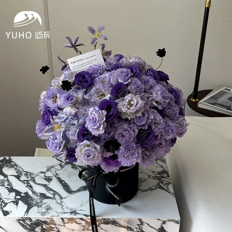 屿后 磨砂触感套二抱抱桶鲜花插花花桶花店diy手工花艺包装材料