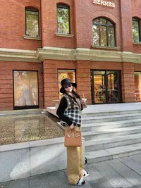 TTS【潮女必备】早秋复古腰带直筒阔腿休闲长裤