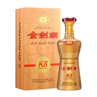 剑南春金剑南K8 浓香型白酒 单瓶装38度500ml