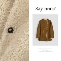 懒猫nono│100羊羔毛两面穿美式复古美拉德风休闲外套GL1055KY