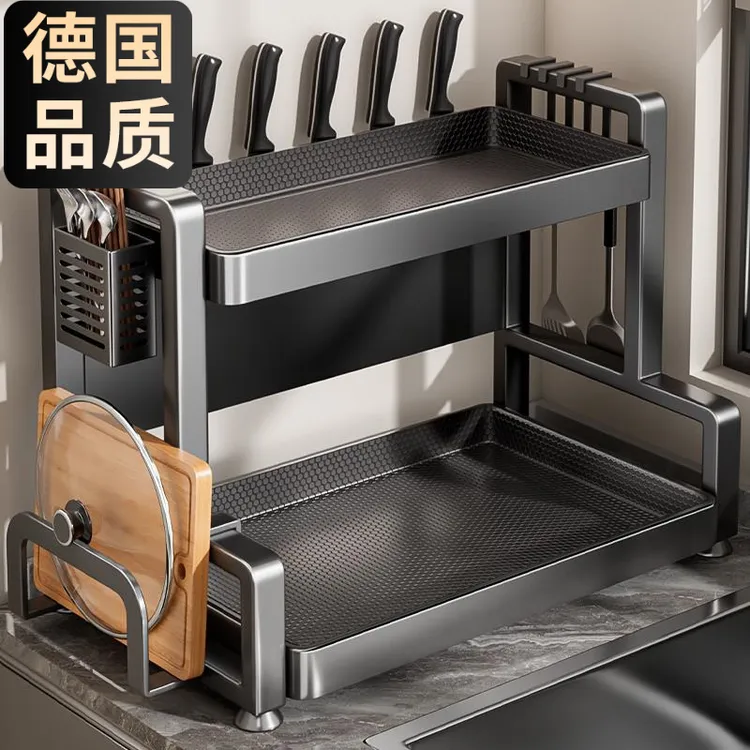 厨房调料品置物架台面分层多功能放油盐酱醋调味瓶罐筷子收纳架子