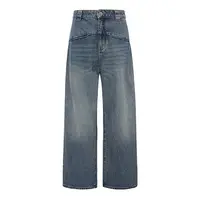 【商场同款新品】dzzit地素牛仔裤25冬复古宽松阔腿裤子女3J4R8011S