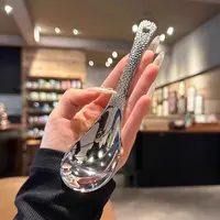 不锈钢宫廷伯爵勺锤纹系列家用儿童汤匙甜品勺调羹酒店加厚汤勺子