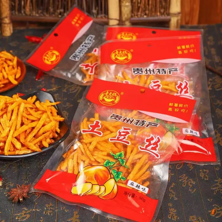 贵州特产麻辣香脆原切土豆丝休闲解馋零食