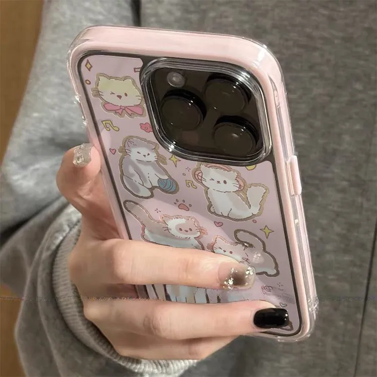 GGBond多只可爱猫狗适用iPhone17/16炫彩手机壳苹果15/14/13/12套