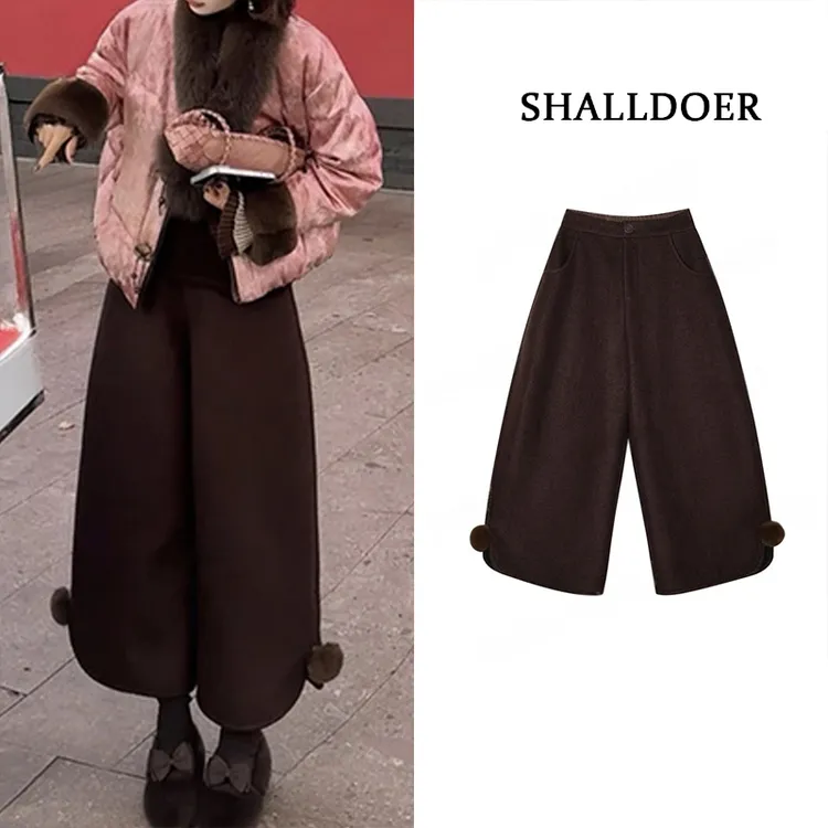 裤子女秋冬款2025新款长裤时尚百搭外穿爆款显瘦