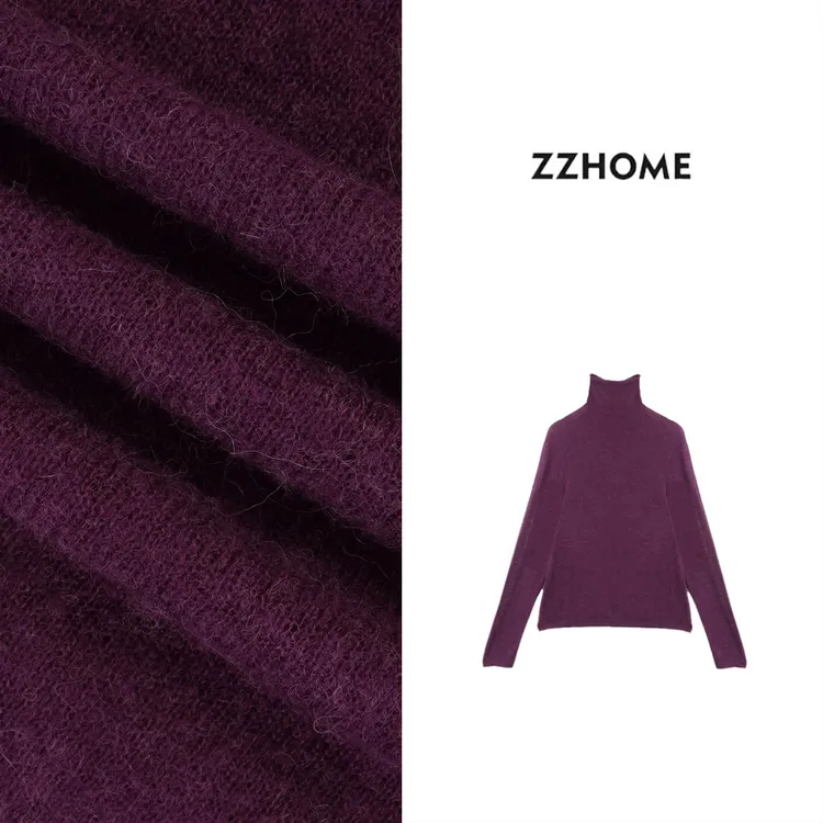 ZOZO HOME ｜“理性”裸感羊·驼显瘦打底针织衫q171763p圆领针织