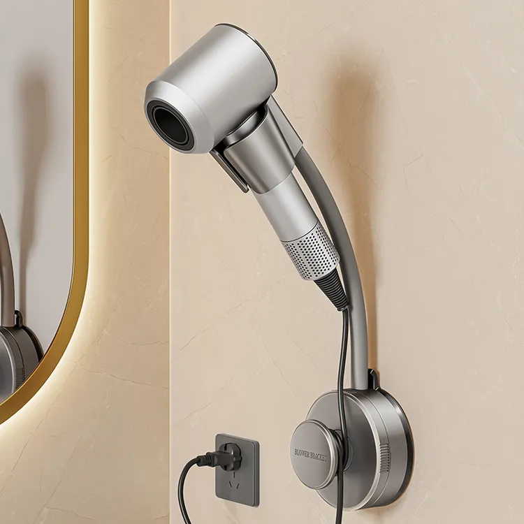 陶市360度旋转吸盘吹风机懒人支架解放双手风筒置物架子收纳神器