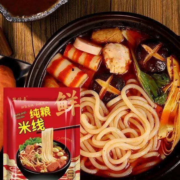【10袋！】熊怪兽过桥米线330g*10袋鲜纯粮米线宿舍休闲速食夜宵