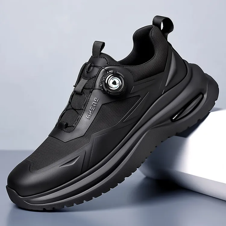 KLWP正品男鞋2025秋季轻便百搭软底休闲鞋旋转钮厚底男士运动鞋子