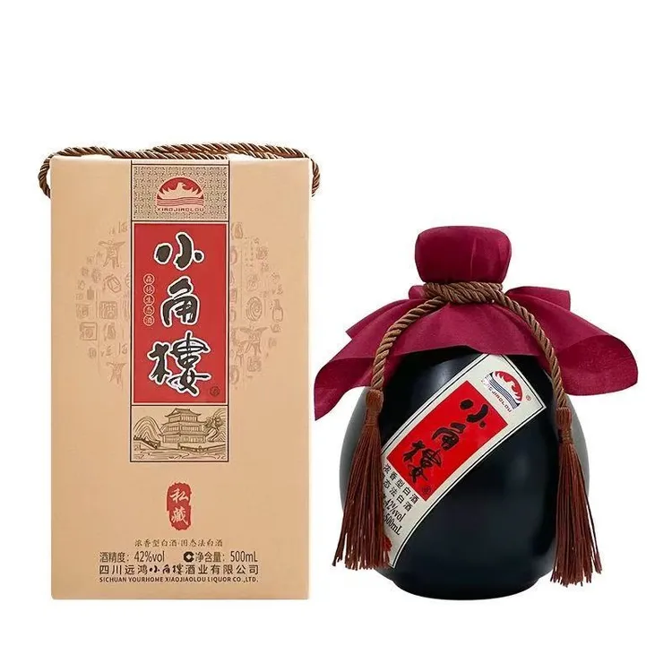 国邨小角楼 私藏 42度  浓香型 白酒42度500