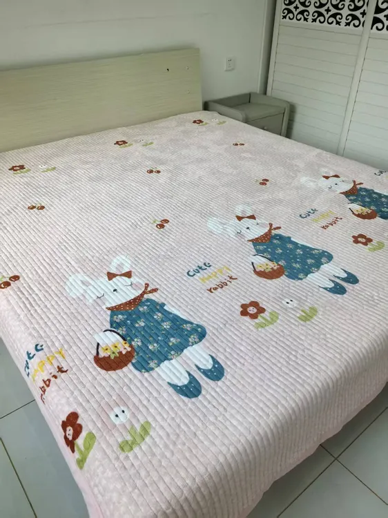 牛奶宝宝绒加厚加绒保暖防滑床单床盖 可机洗水洗透气双面亲肤