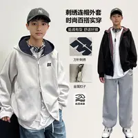WT1572小赖家青少年连帽外套2025年秋季中大童男大童时尚上衣宽松