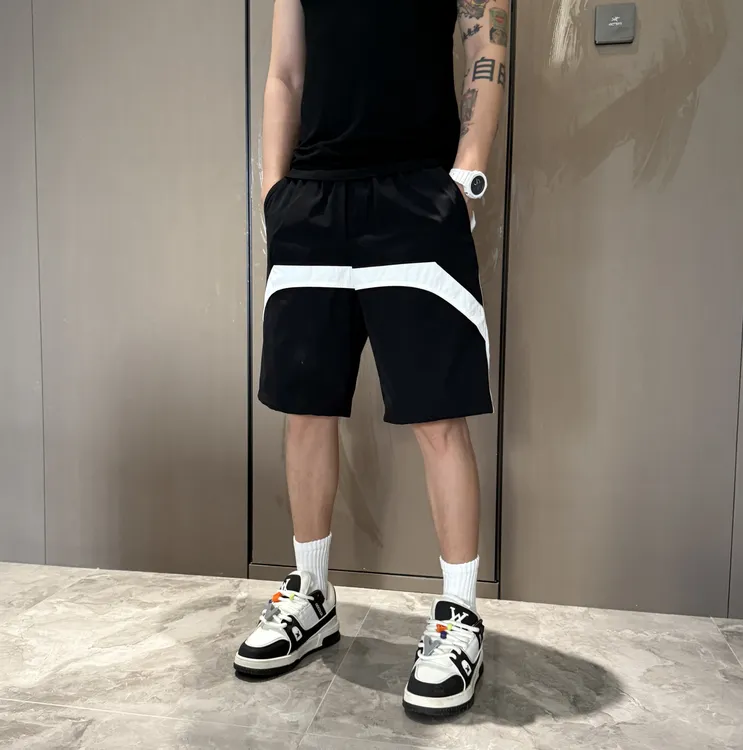速干宽松百搭青春流行夏季休闲裤运动微弹力短裤薄款沙滩裤五分裤