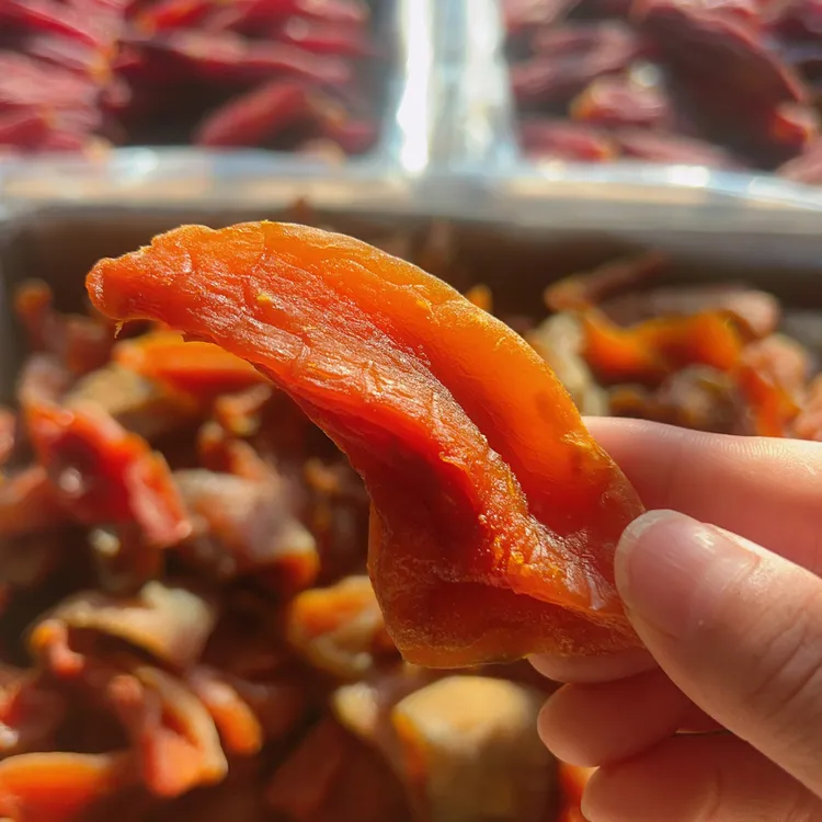 烤贝贝南瓜干不加糖软糯香甜有嚼劲粗粮代餐