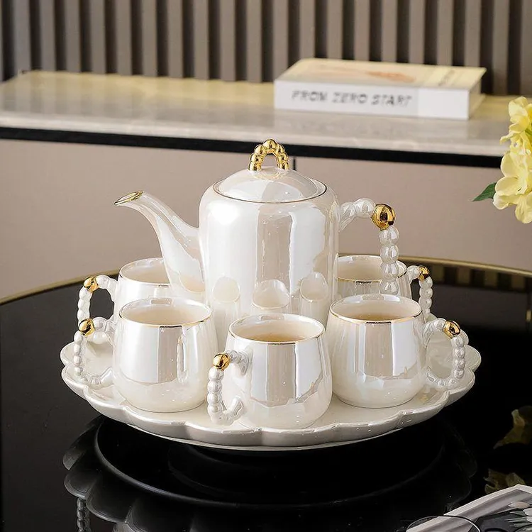 轻奢新婚礼物结婚礼物送新人茶具瓷器杯具瓷器乔迁新居礼品可旋转