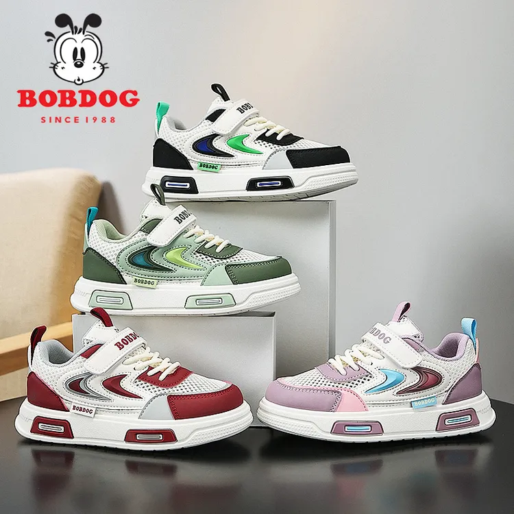 巴布豆女童鞋子2025新款春季低帮儿童软底运动鞋中大童女孩单鞋潮