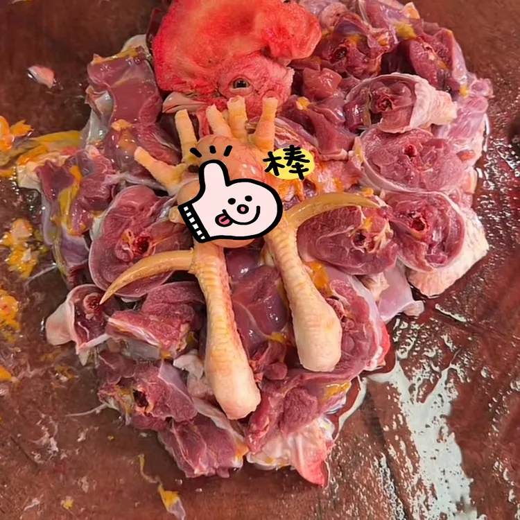 【顺丰】农家现杀老公鸡带蹬爪脚蹬新鲜极速冷冻整只发货