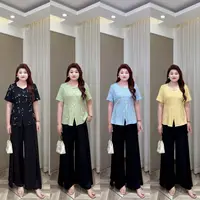 【上新】PMM81972夏季新款气质显瘦新中式国风大码女装上衣