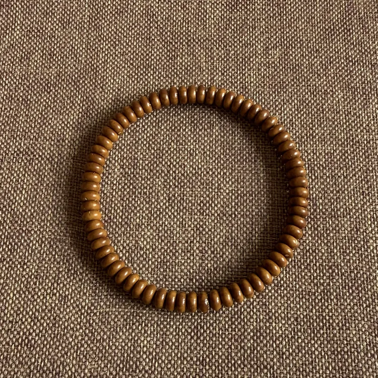 紫金鼠纯肉实心黄金甲算盘手串卡5.9mm