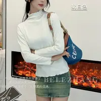 BELE ZHANG【悠闲假期】秋季新款百搭时尚长袖打底衫-6664