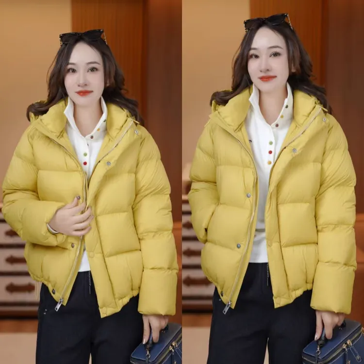 JDND轩羽【暖冬假日】90鸭绒连帽白鸭绒保暖羽绒服XY25705