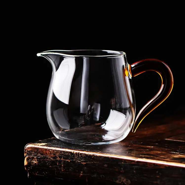 加厚耐热高硼硅玻璃公道杯带茶漏大容量分茶器家用泡茶杯茶壶茶具