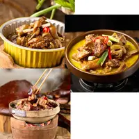 石门熟带皮羊排+石门熟腊土鸡+石门熟腊猪蹄套餐