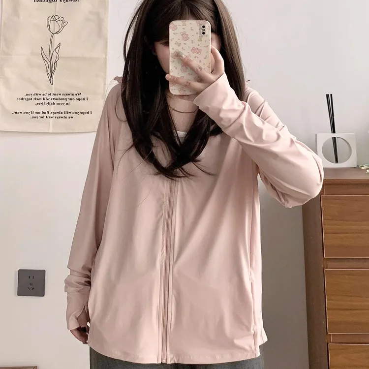 加加树防晒衣低饱和色原纱型防紫外线UPF50＋轻薄透气冰丝防晒服