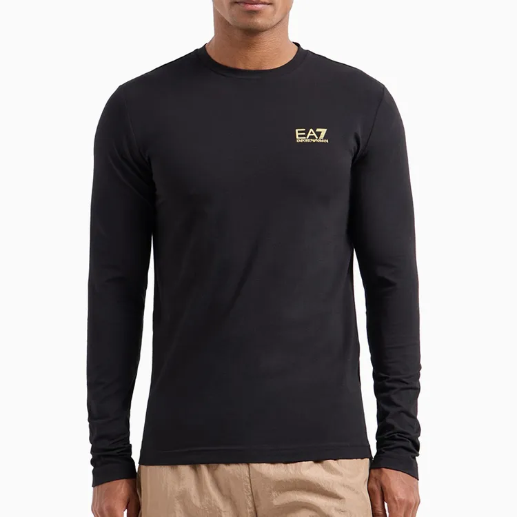 Ea7 Emporio Armani安普里奥阿玛尼男款圆领长袖T恤休闲时尚透气