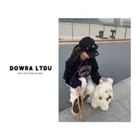 朵拉【懒人字母】2025年冬季新款SM连帽简约长袖加绒百搭卫衣43-356